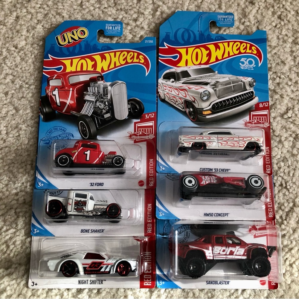 Hot Wheels Target Red Edition Exclusive Cars